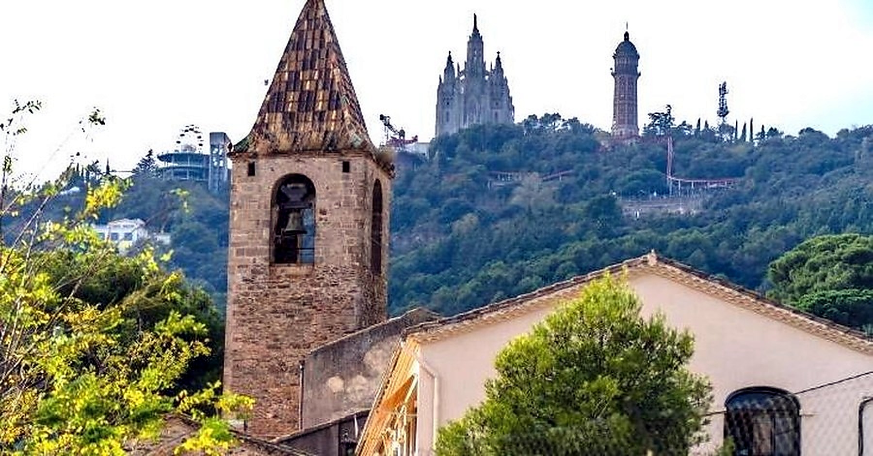Iglesia de Sant Genís dels Agudells y Collserola