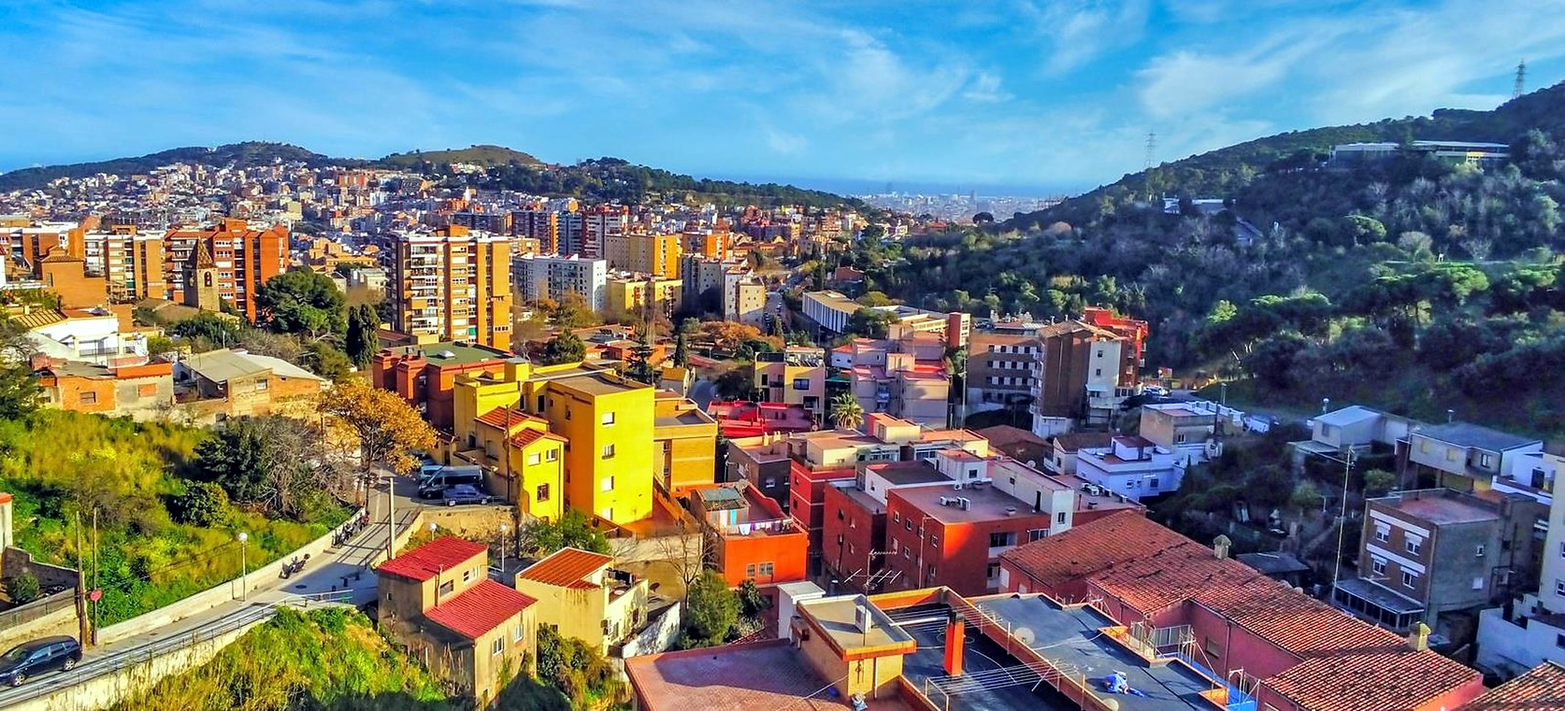 Vistas de Barcelona desde Sant Genís