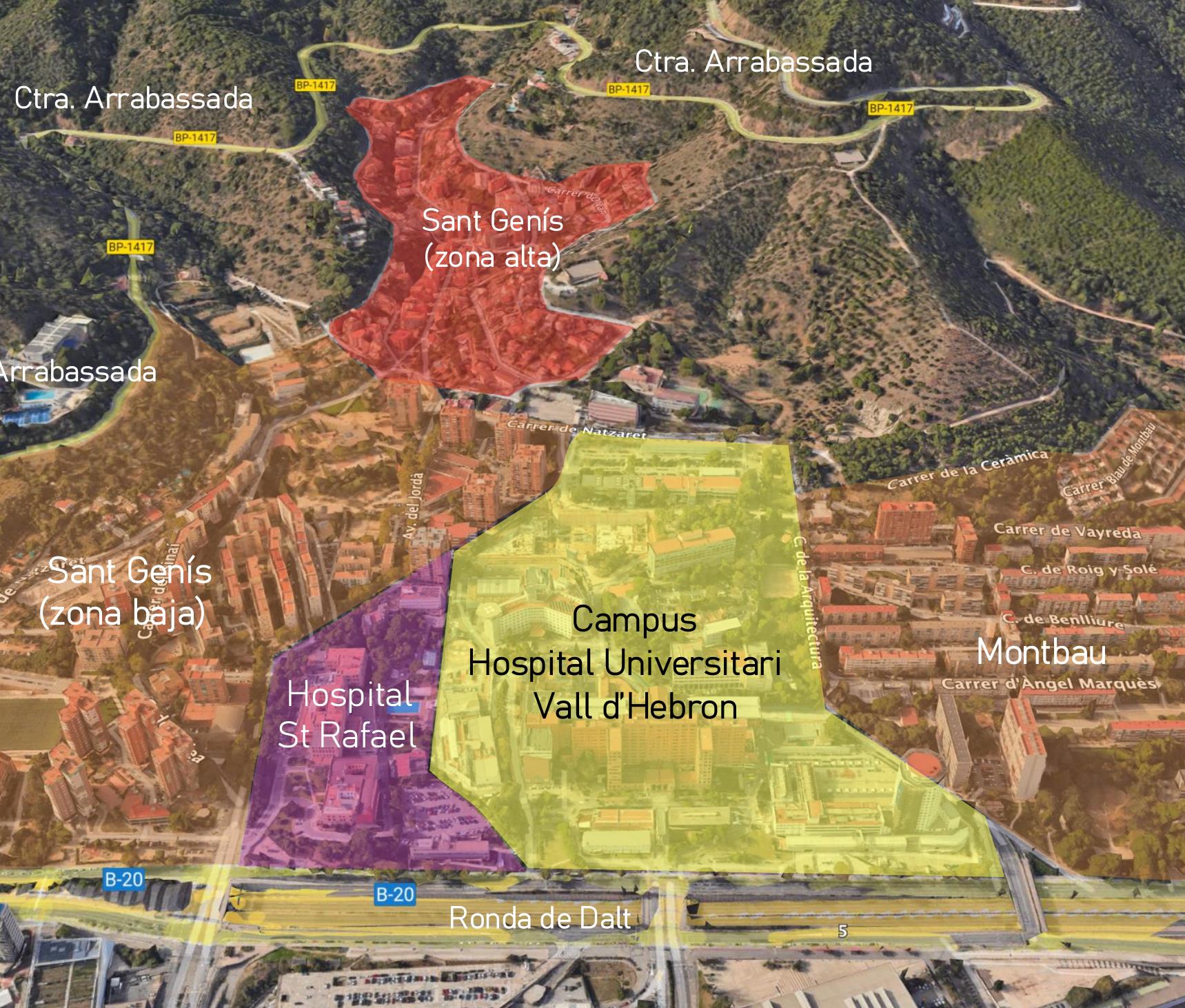 Mapa ubicación Sant Genís